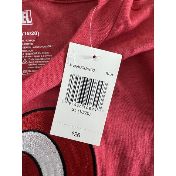 Marvel Captain America embroidered tee shirt size boys XL - Picture 5 of 5